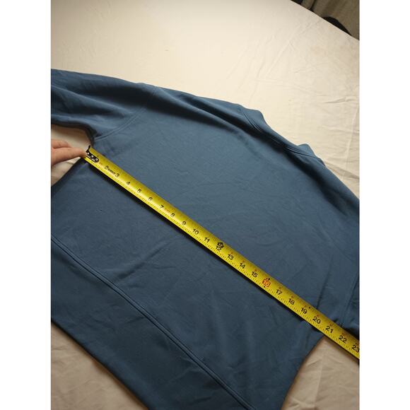 Magaschoni Model Blue Soft Cozy Pull Over Crewneck Women Size Medium - Picture 6 of 6